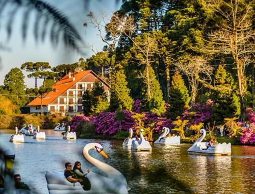 Charmosa Casa 3 Quartos Lago Negro Gramado Kültér fotó